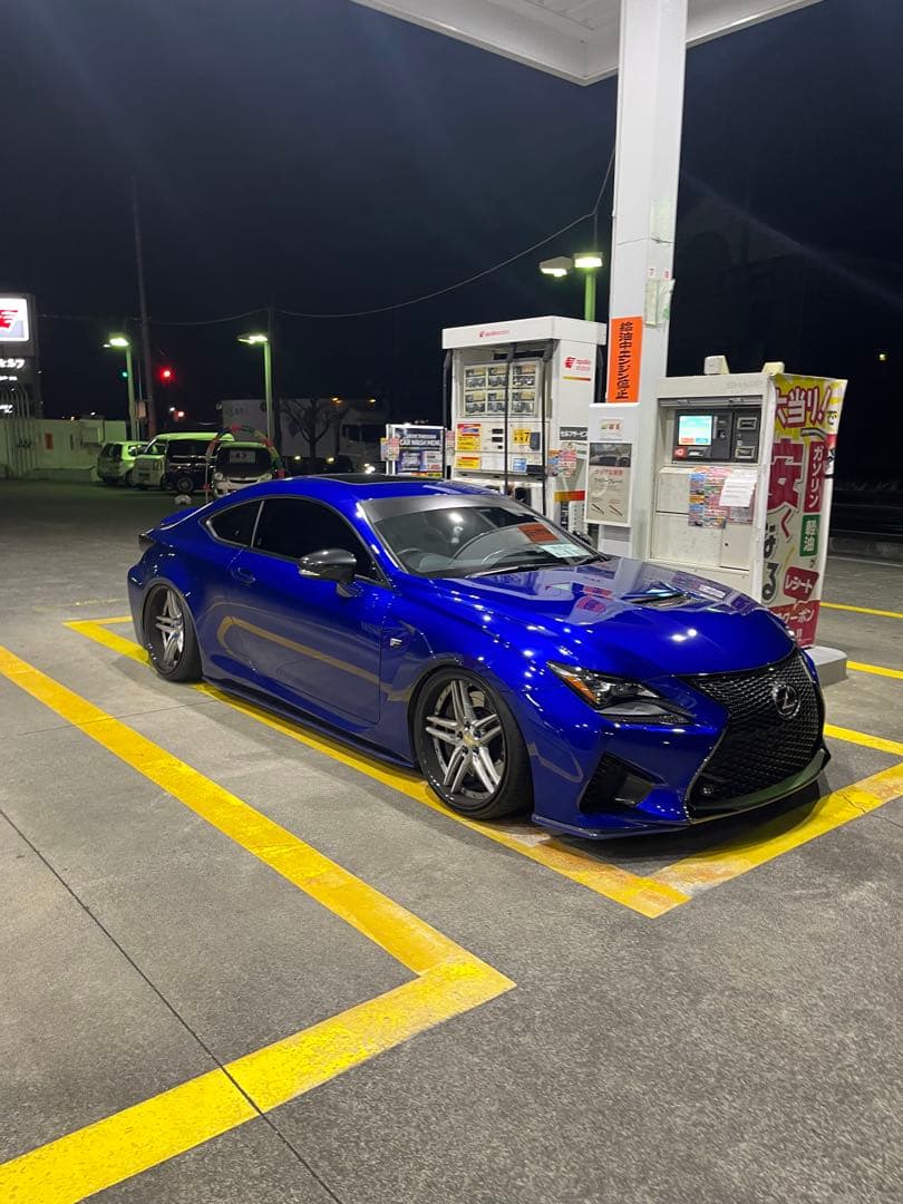 レクサス　RCF エアロワークス製　フロントリップ