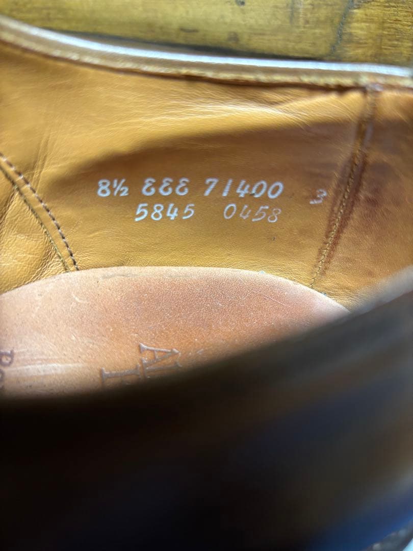 美品Allen Edmonds ブラウン park avenue 81/2EEE