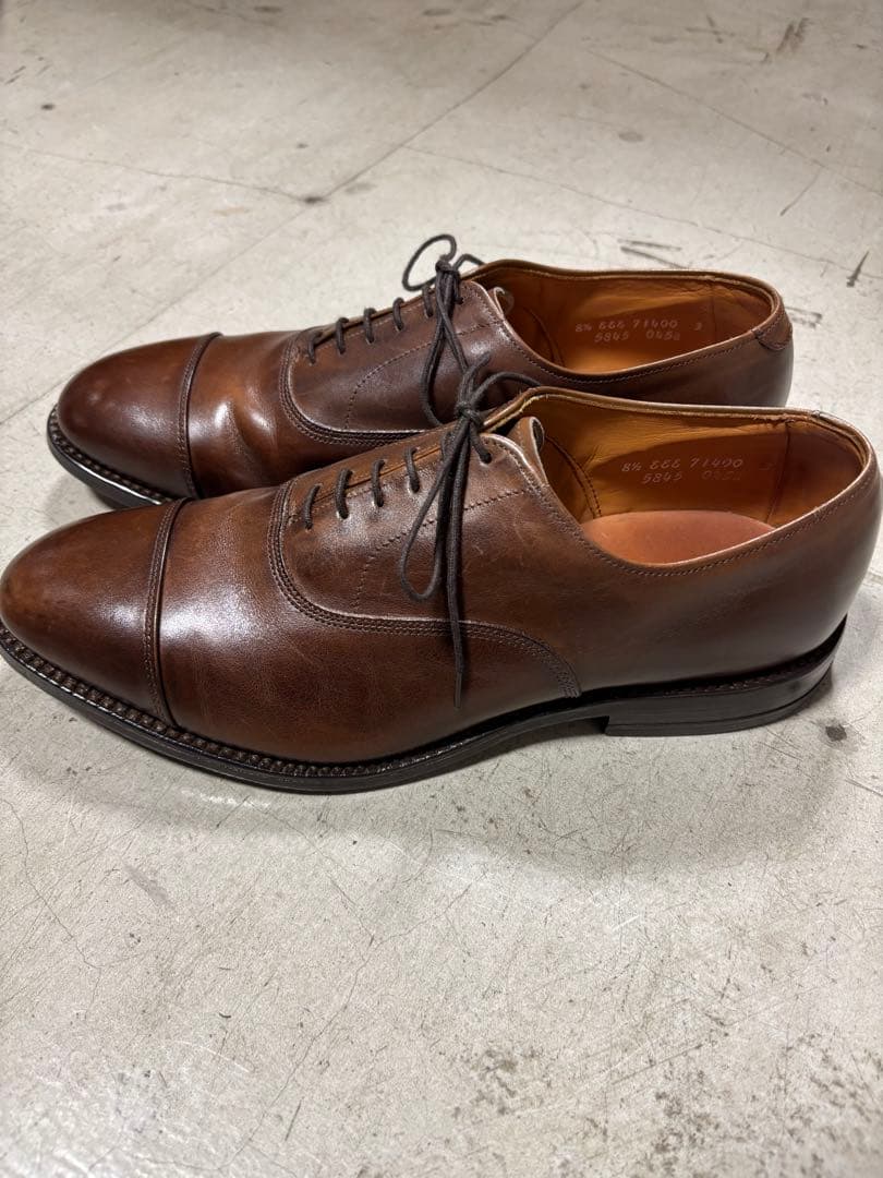美品Allen Edmonds ブラウン park avenue 81/2EEE