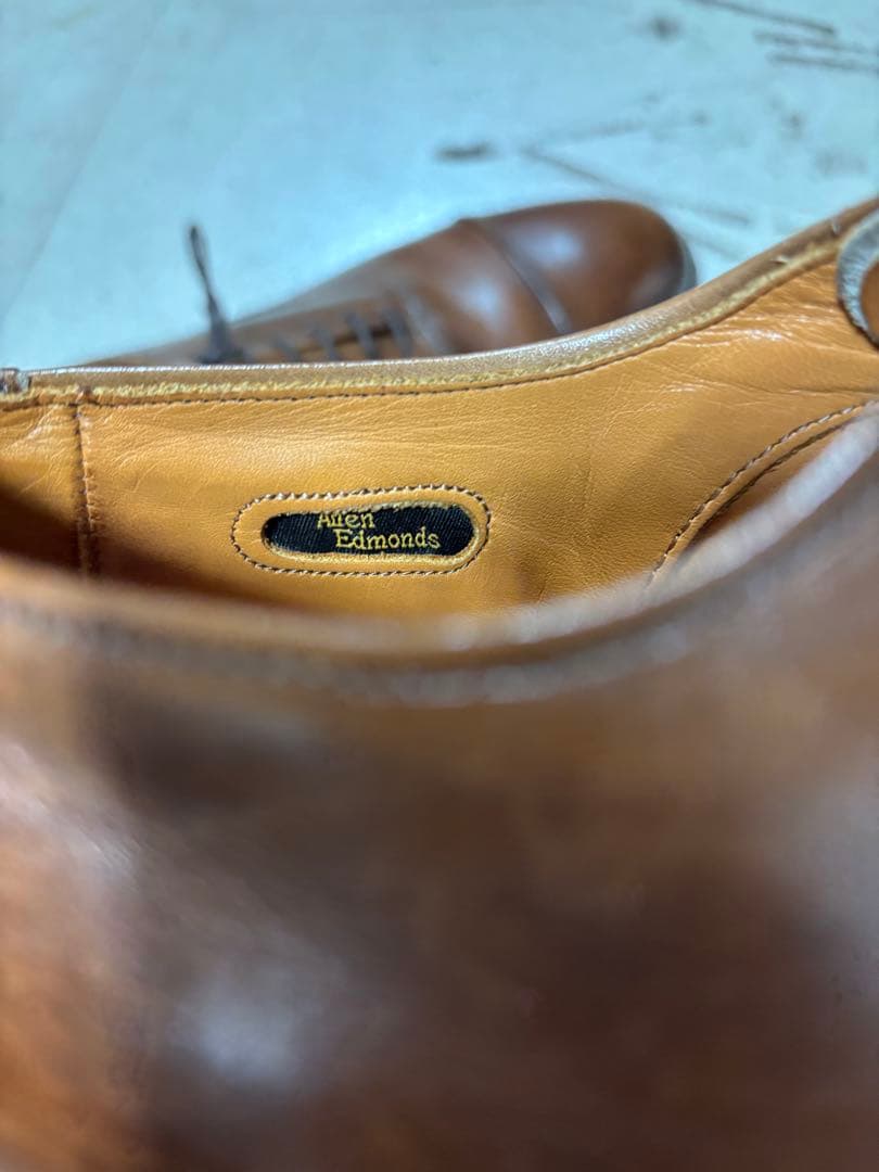 美品Allen Edmonds ブラウン park avenue 81/2EEE