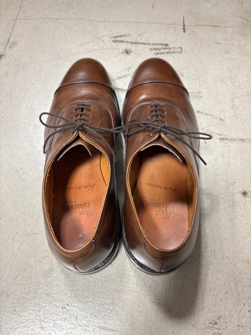 美品Allen Edmonds ブラウン park avenue 81/2EEE