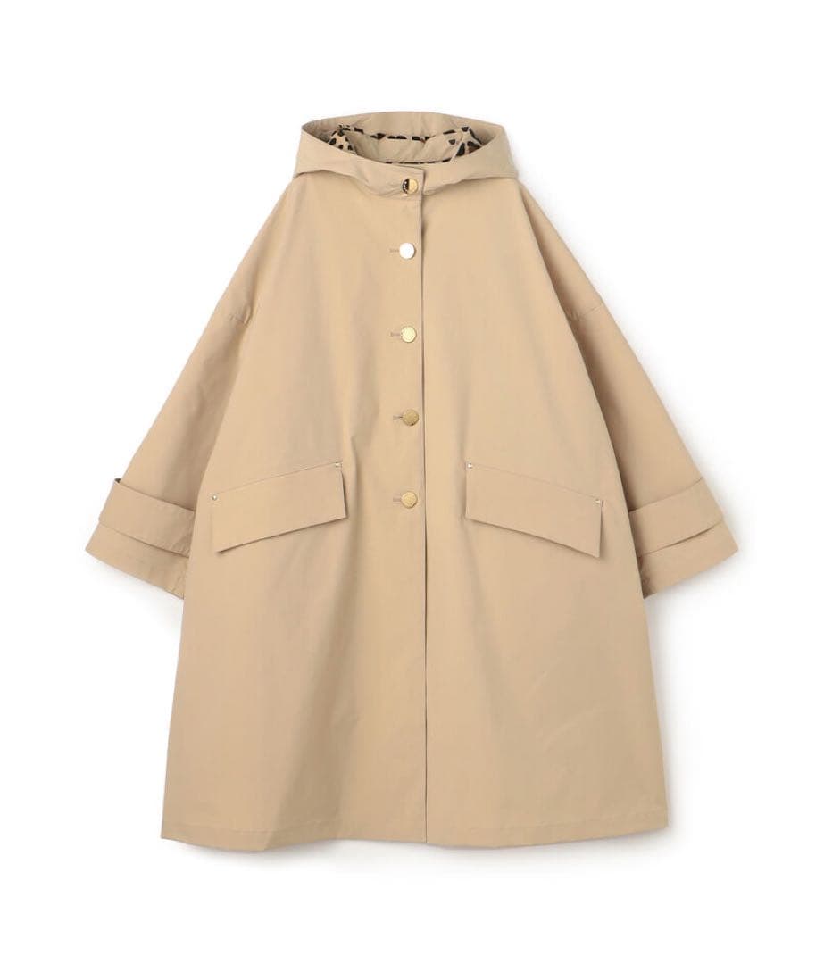 マッキントッシュベージュ フード付き コート