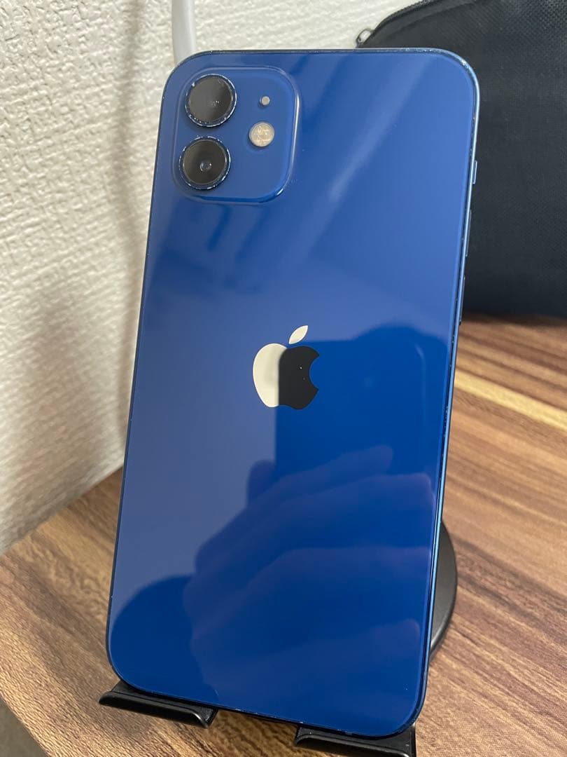 M4【バッテリー100%】【即日発送！】iPhone12 ブルー 64GB