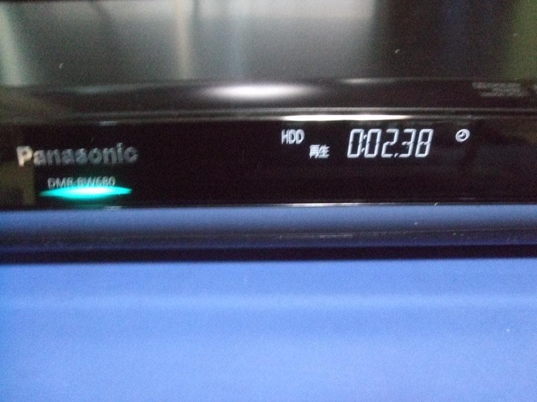 パナソニック ブルーレイレコーダー DMR-BW680 W録画 動作品