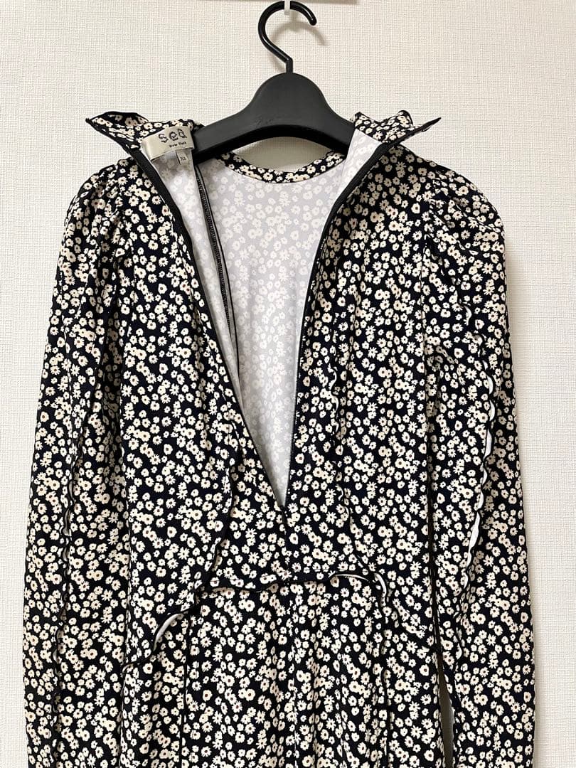 【Sea New York】シーニューヨーク/花柄ハイネックワンピース/XS