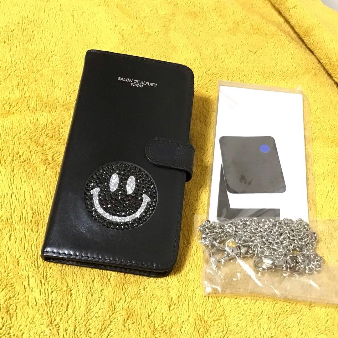 SALON DE ALFURD スマイルマーク 多機種対応 手帳型スマホケース