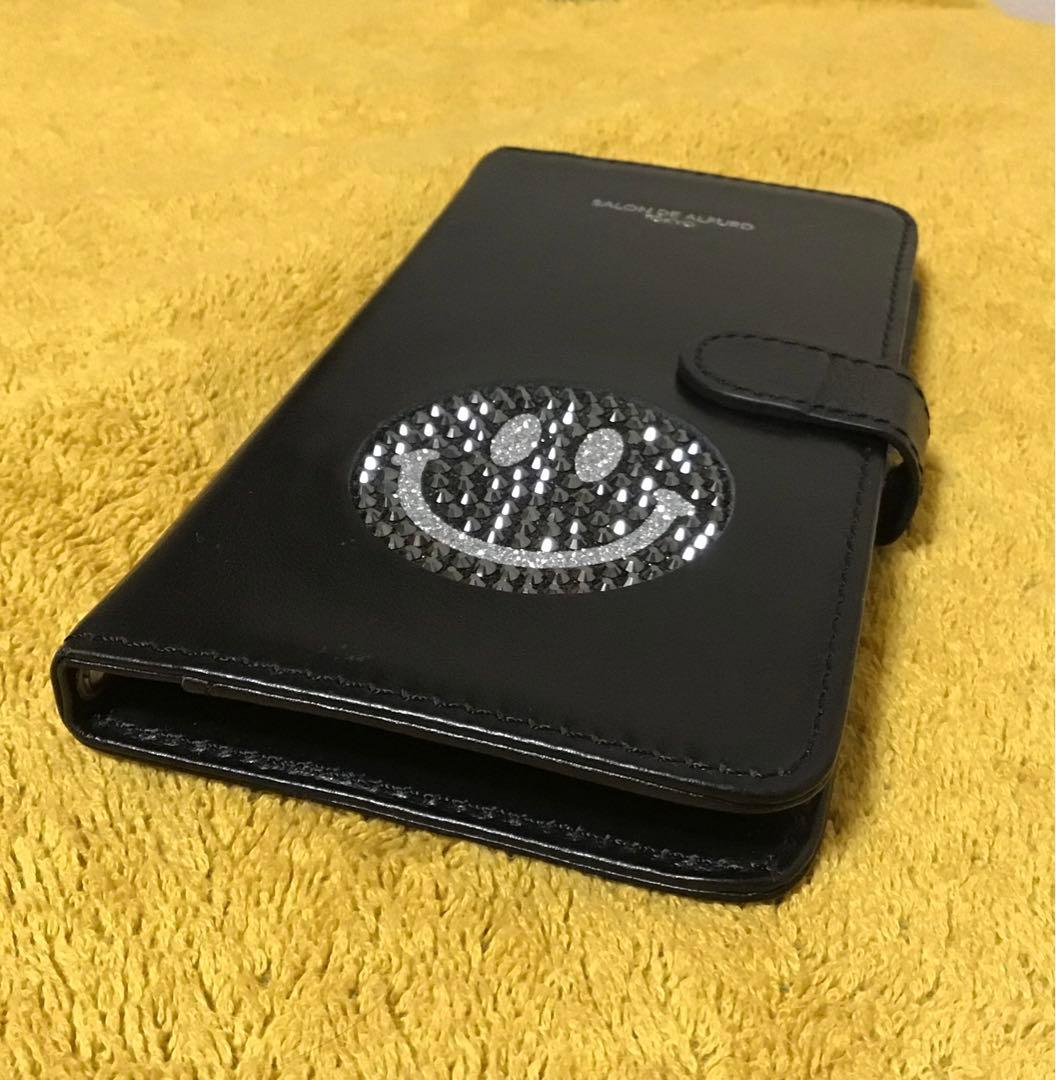 SALON DE ALFURD スマイルマーク 多機種対応 手帳型スマホケース