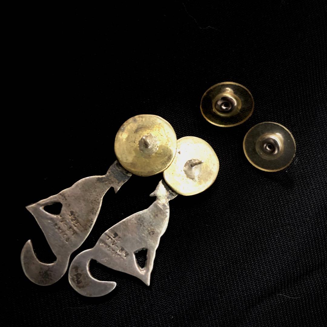 アクセサリー Howling Wolf Stud Earrings 925 silver