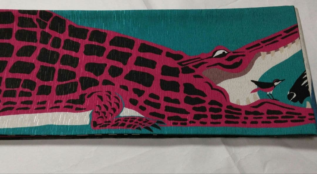 ワッカwakka　良い歯の日＆いざお江戸!! リバーシブル半幅帯