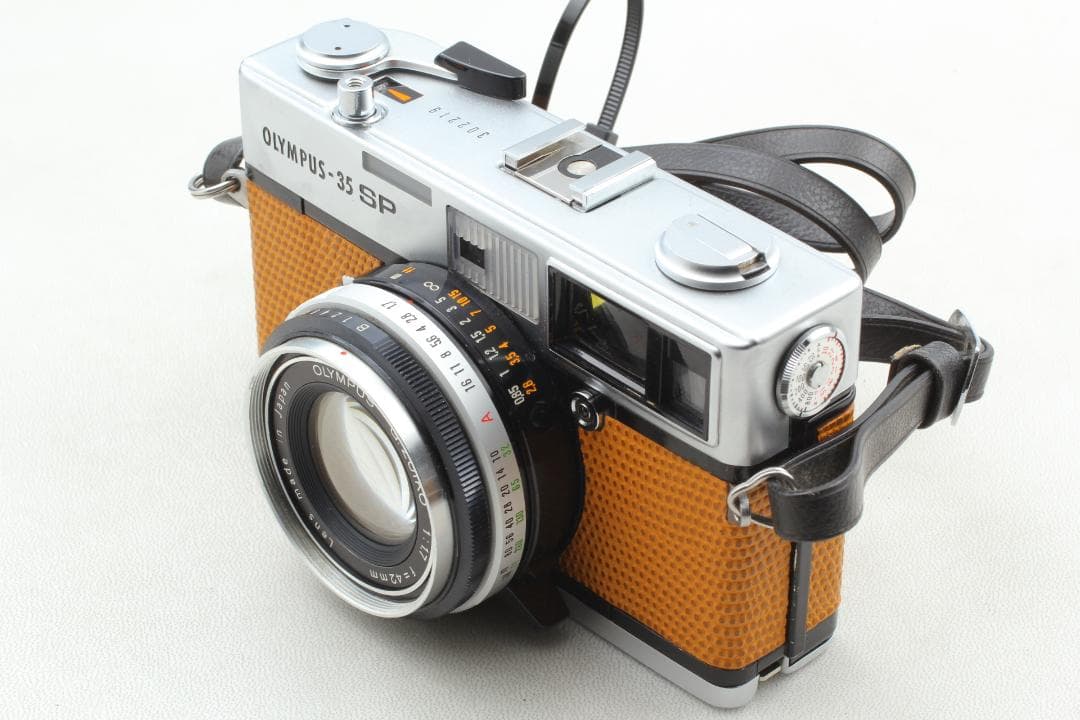 【整備済　並品】黄土色 オリンパス 35 SP 露出計✖ #1393