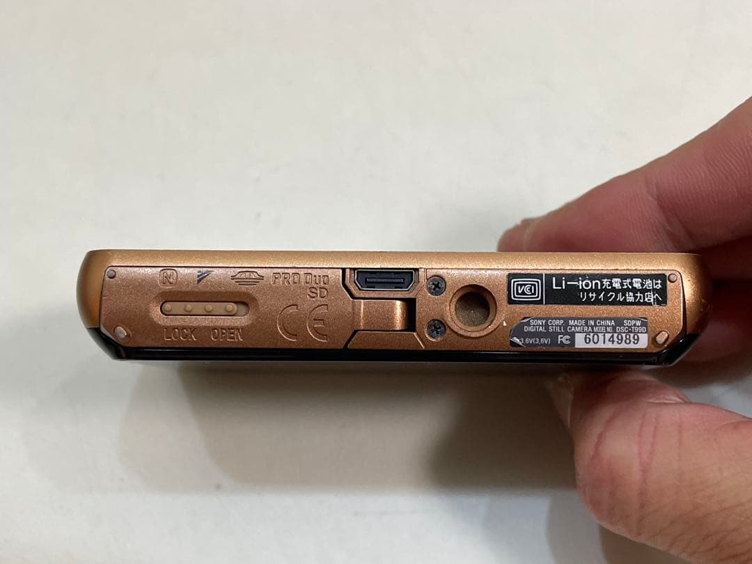 SONY Cyber-Shot DSC-T99Dメモリー128mbデジタルカメラ