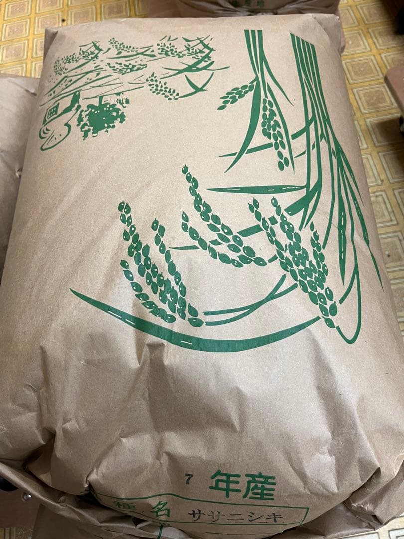 新米】令和7年　岩手県産　ササニシキ玄米30キロ