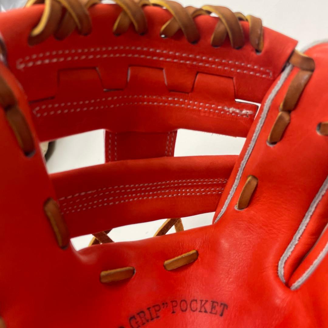 Slugger Aggressive オレンジ 硬式グローブ　二塁手・遊撃手向き