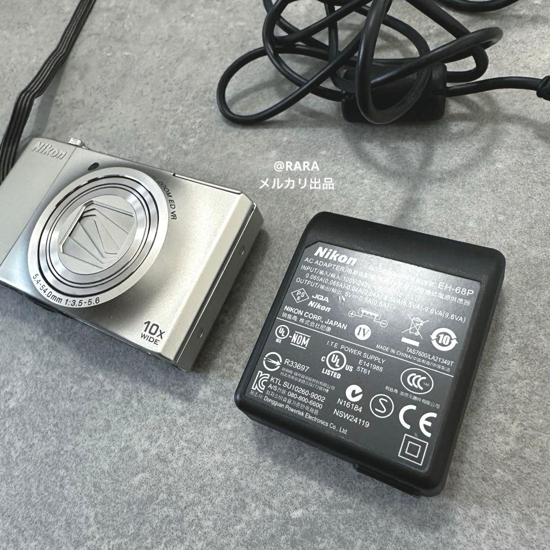 Nikon COOLPIX S8000 シルバー ACアダプター 充電アダプター