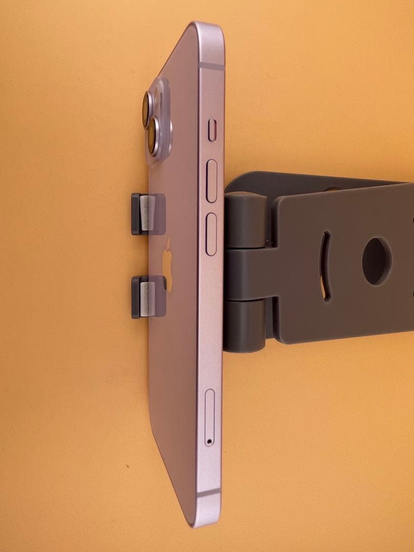 Iphone 14 パープル128gb SIMフリーバッテリー純正92%超美品