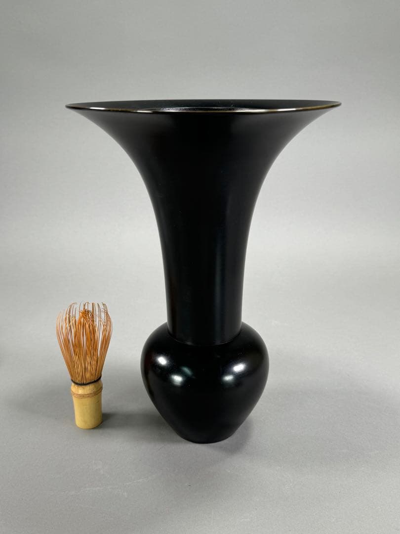 池坊　いけばな　鋳銅花器　小森寸龍造 古流　未生流　花瓶　華道具　高さ27cm