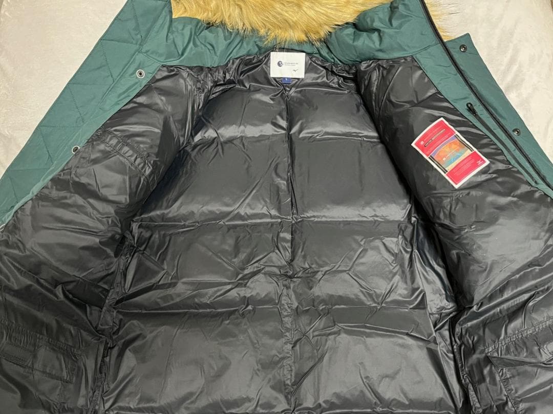 新品 ミズノ Go to by mizuno ブレスサーモダウンコート Lサイズ