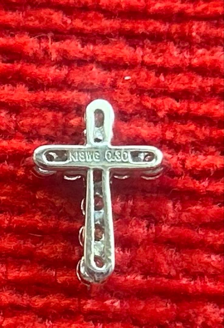 K18WG クロスモチーフ ネックレス