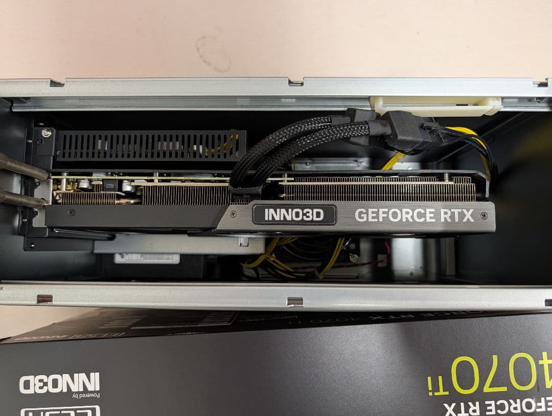 グラフィックボード・グラボ・ビデオカード ELSA GeForce RTX 4070 Ti Node Titan eGPU