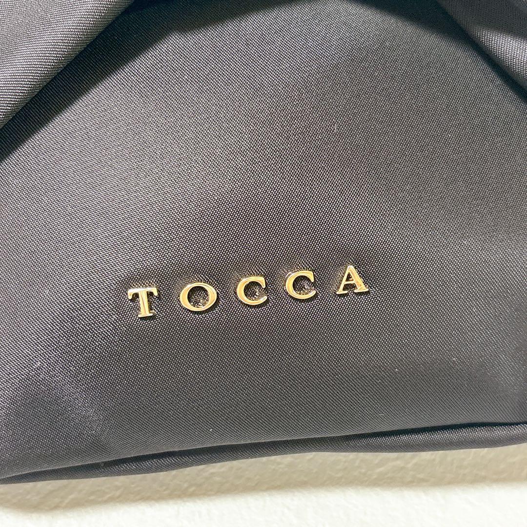 美品✨TOCCA トッカ リボン ボディバッグ ウエストポーチ ブラック 撥水