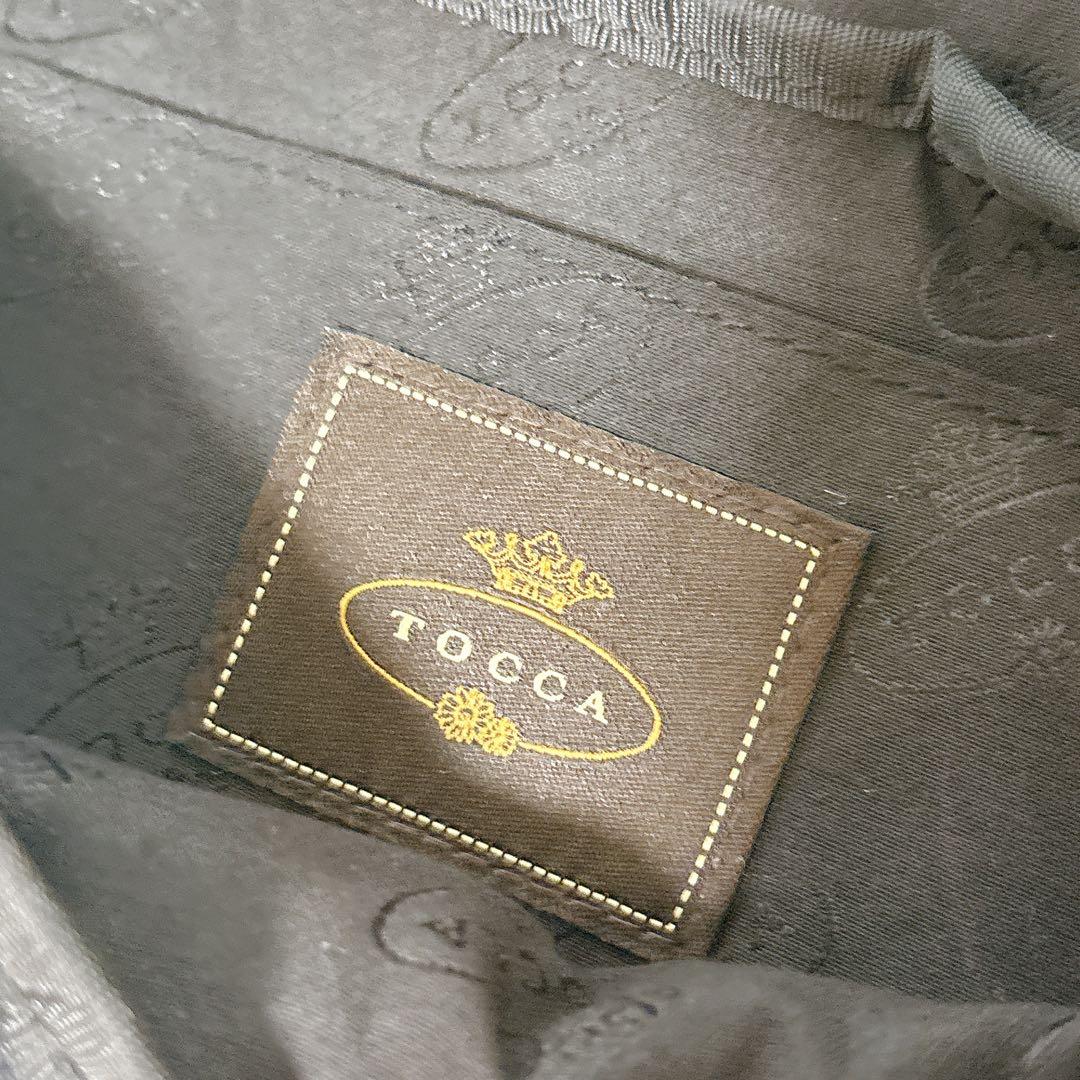 美品✨TOCCA トッカ リボン ボディバッグ ウエストポーチ ブラック 撥水