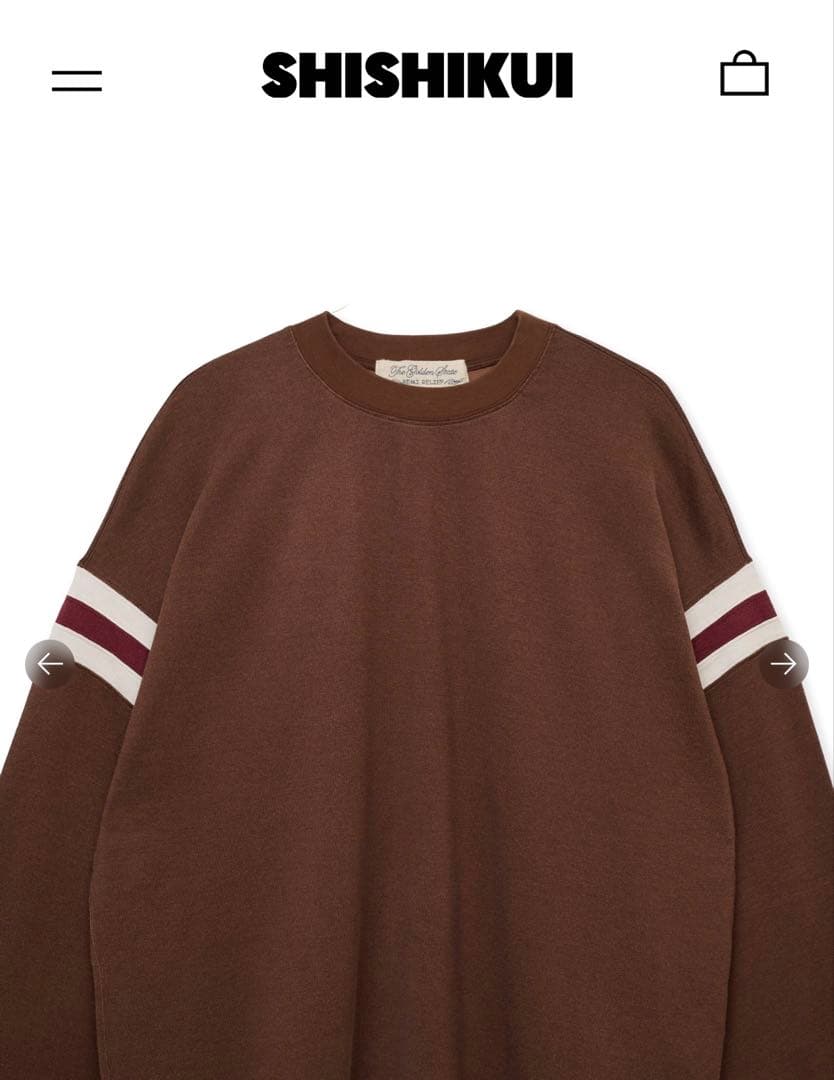 トップス SHISHIKUI REMI RELIEF football lt /BROWN