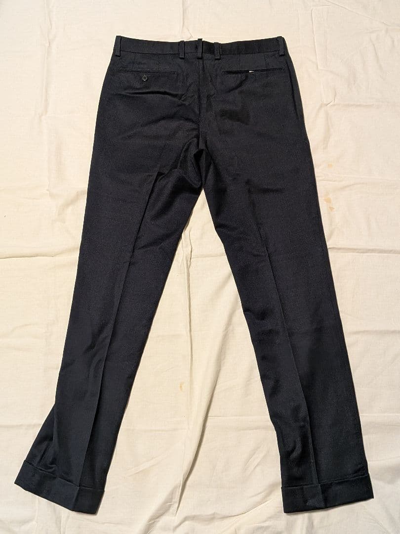 未使用級✨ 上質素材 REDA ビジネススーツ セットアップ L ネイビー