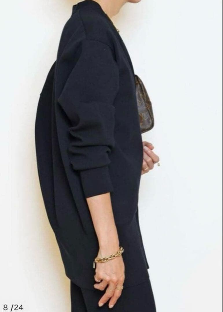 【タグ付】ミューズドゥーズィエムクラスDINER B ロングカーディガン F