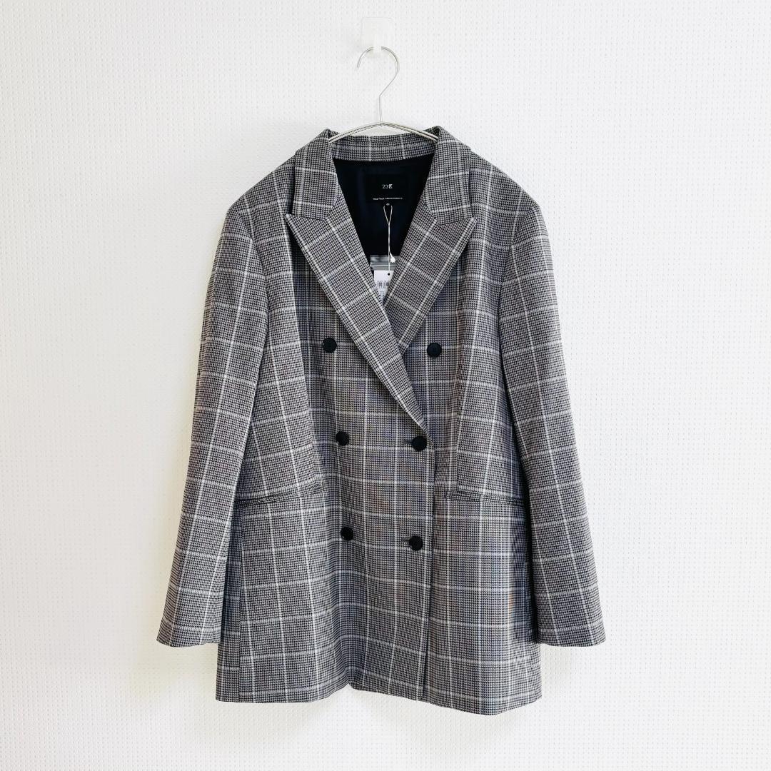 大きいサイズ✨新品未使用　23区【洗える】ガンクラブプレイドチェックジャケット