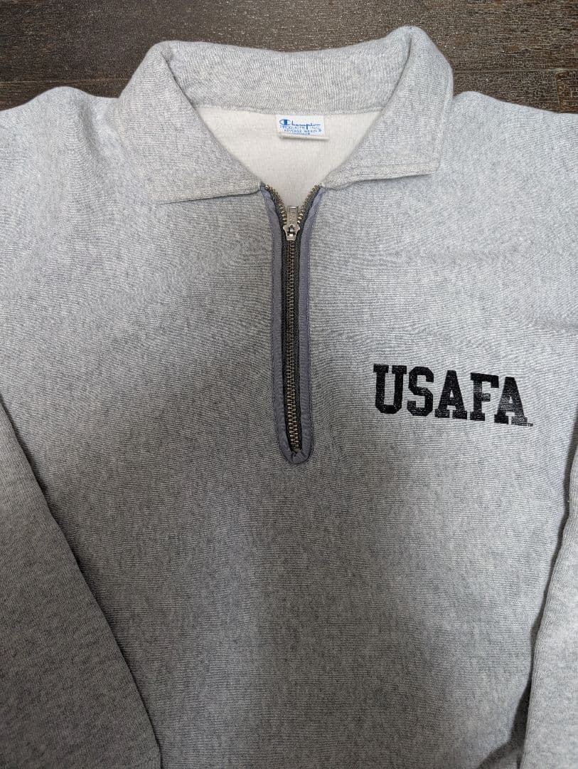 チャンピオン USAFA ハーフジップ リバースウィーブ 単タグ 復刻