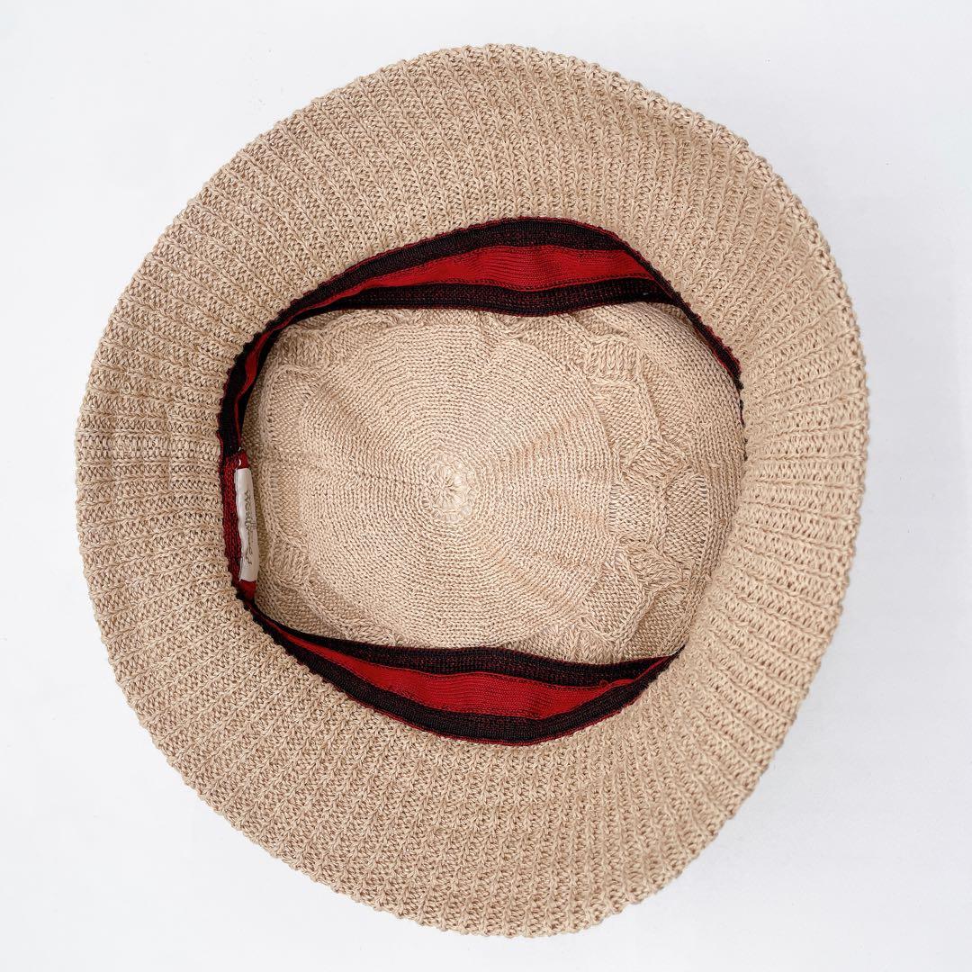 希少✨【ヴィヴィアンウエストウッド 】キャスケット ベージュハットロゴプレート