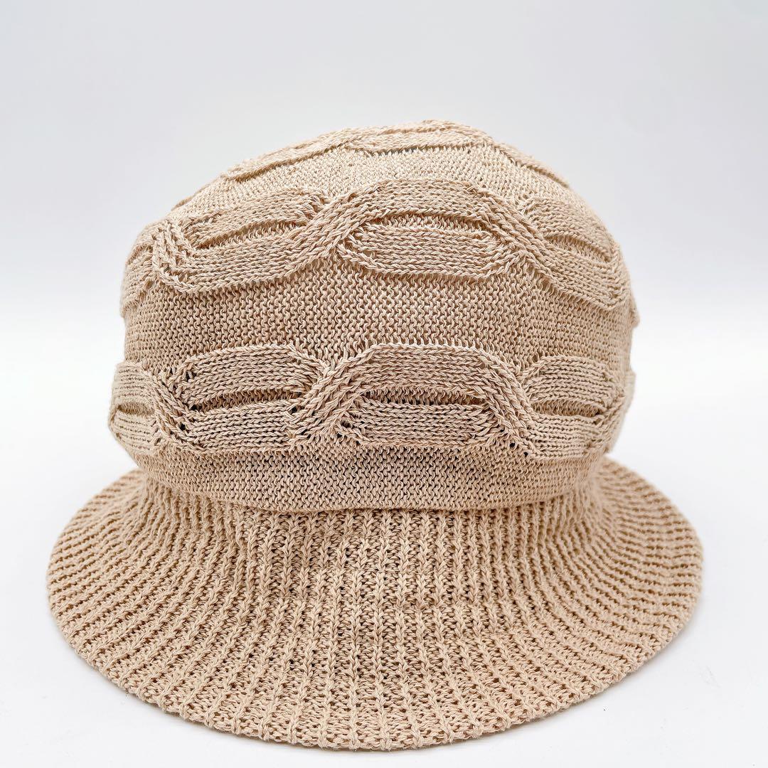 希少✨【ヴィヴィアンウエストウッド 】キャスケット ベージュハットロゴプレート