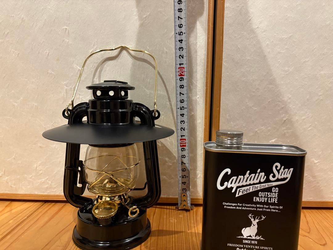 キャンプ用品まとめ売り　オイルランタン、オイル缶、収納ボックス、チタンマグなど