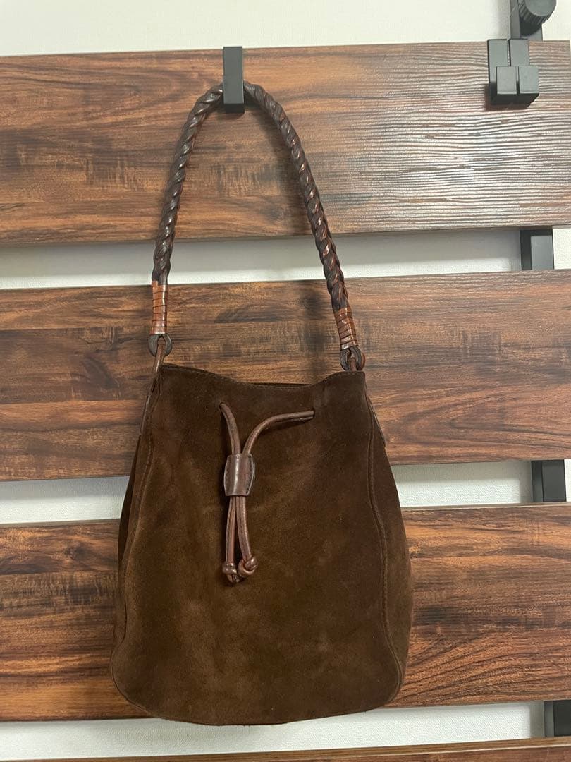 ラルフローレン　スウェードバッグ