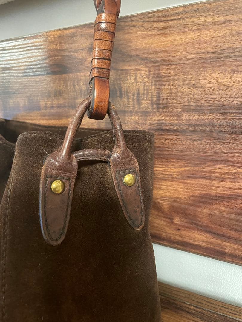 ラルフローレン　スウェードバッグ