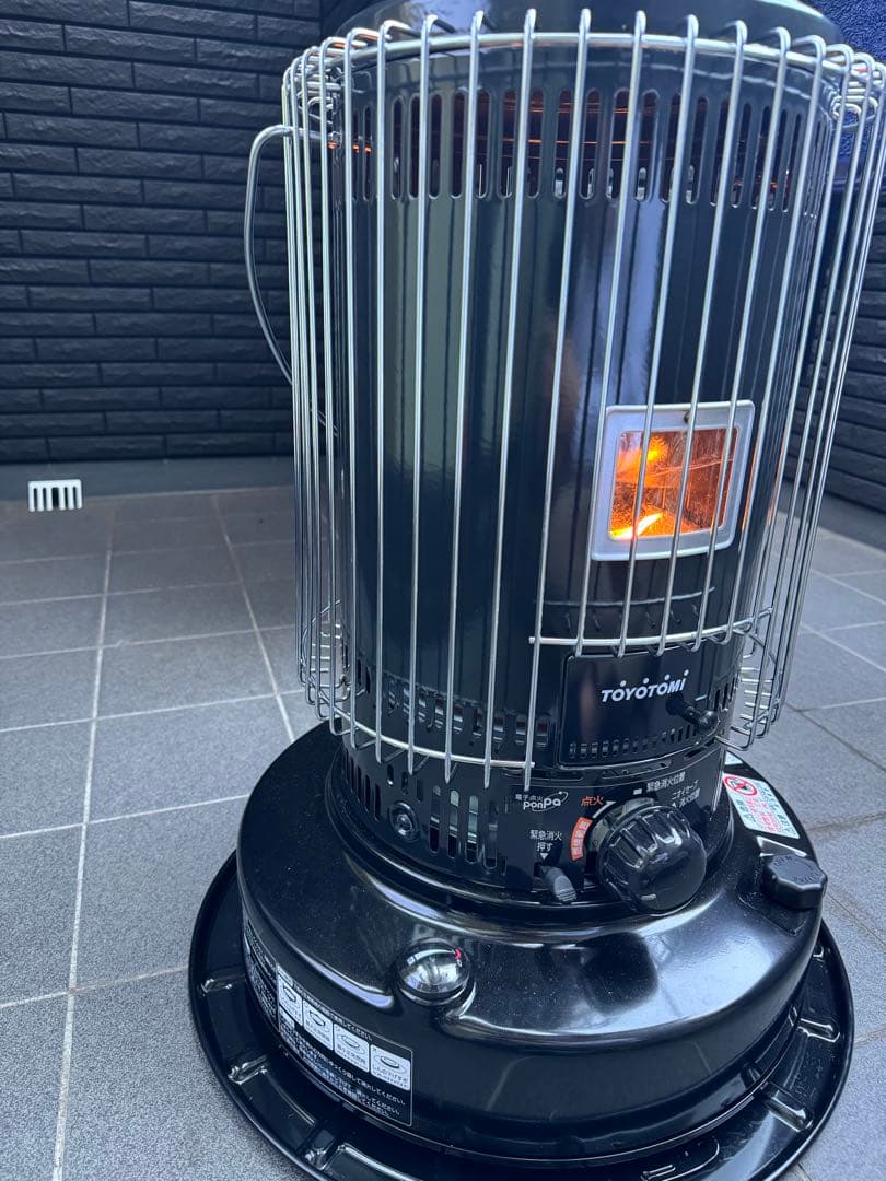 TOYOTOMI ストーブ　KS-67H ブラック　ANOBAケース付き