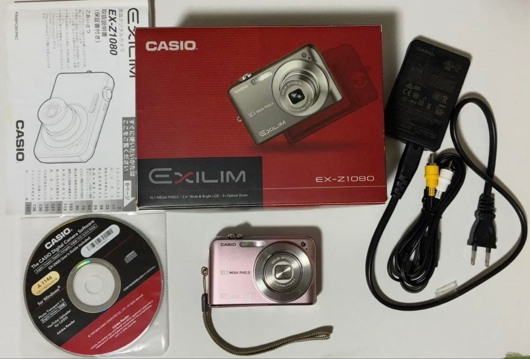 CASIO EXILIM EX-Z1080／デジタルカメラ ピンク 平成レトロ