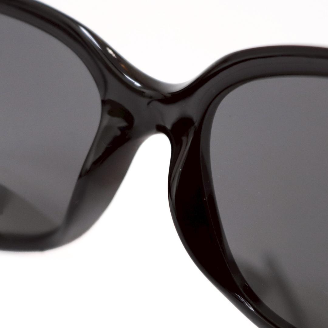 美品 CHANEL ラインストーンサングラス 黒 6026-B d09