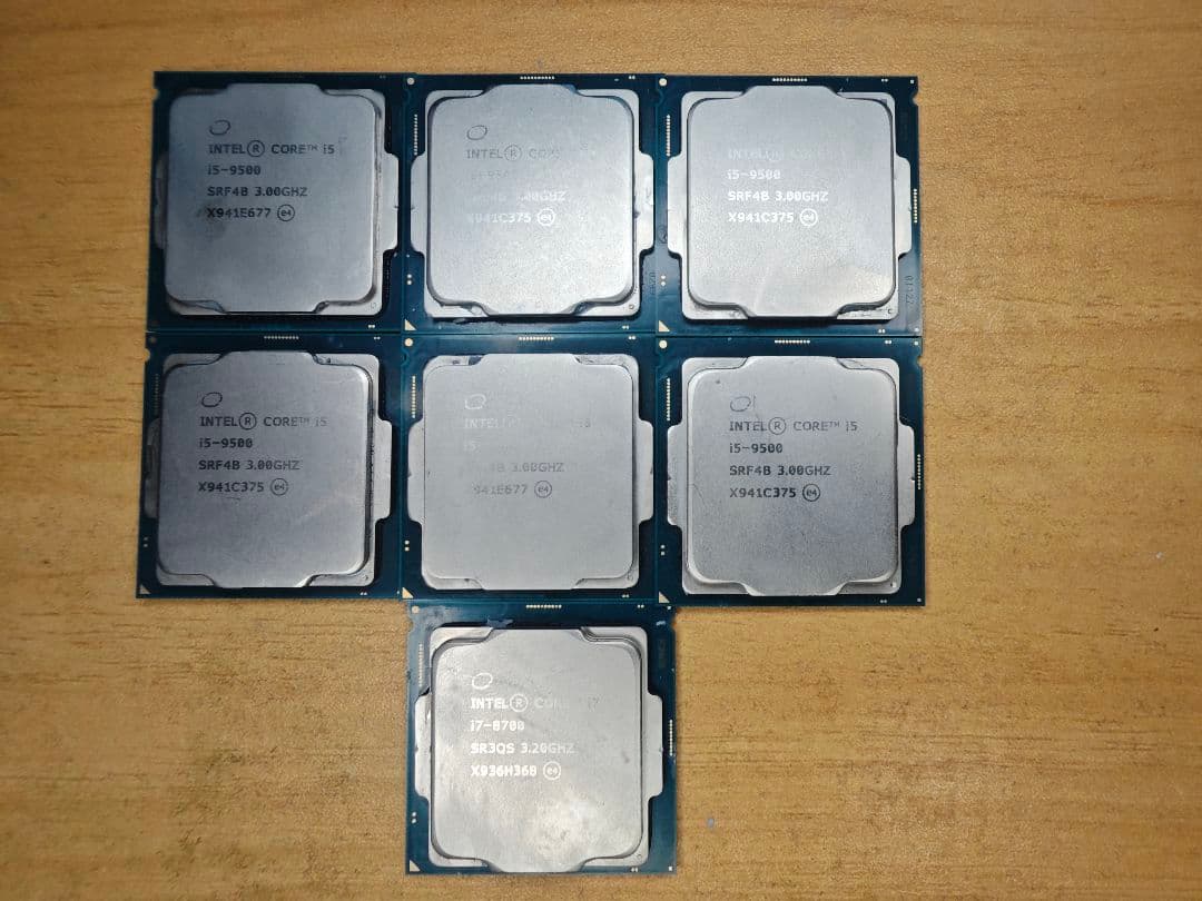 宇*治様 Intel Core i5-9500 i7-8700