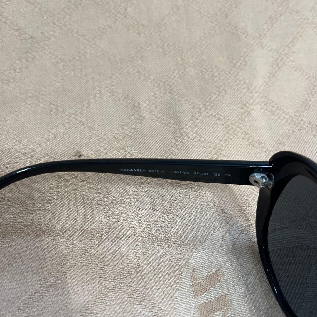 ラ*ス様 CHANEL ブラック サングラス
