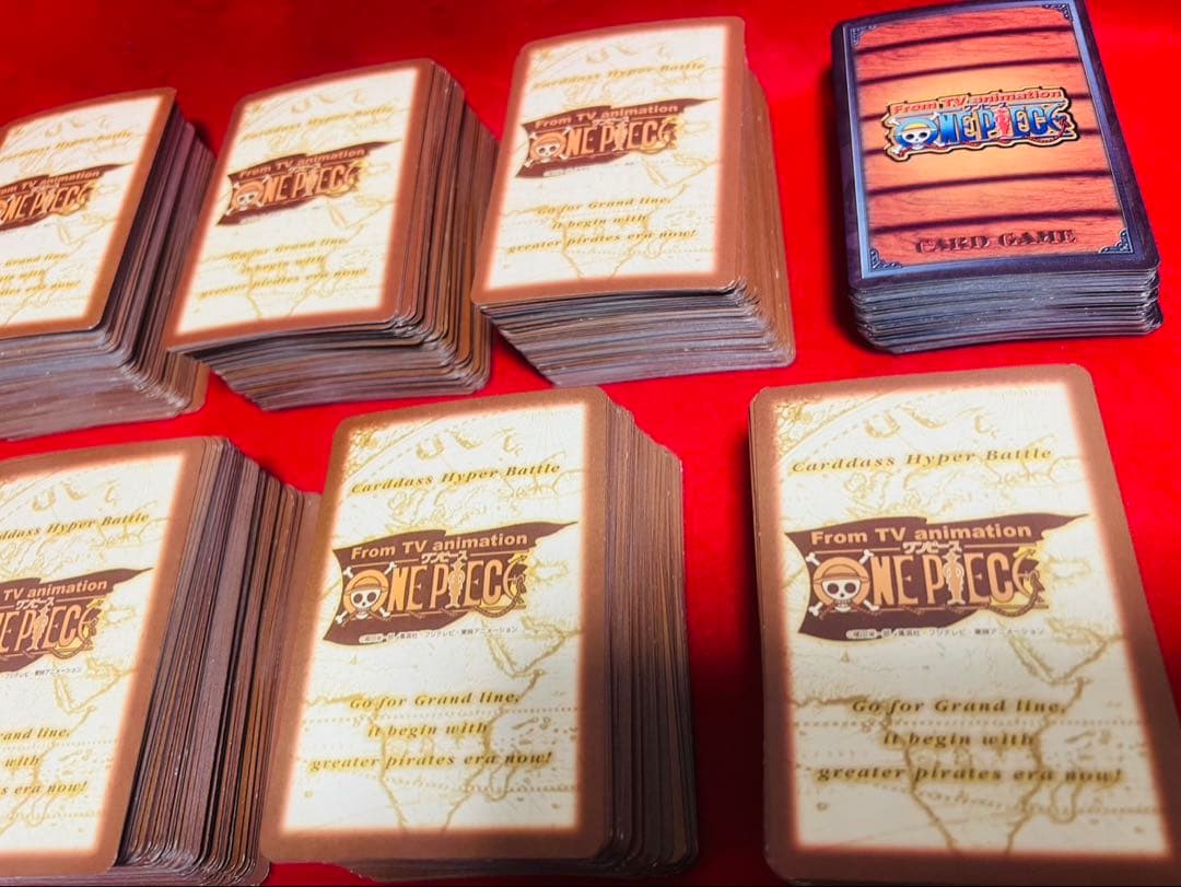 ワンピース旧カードゲーム　カードダス　850枚以上　まとめ　初期ハイパーバトル