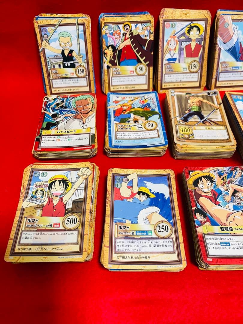 ワンピース旧カードゲーム　カードダス　850枚以上　まとめ　初期ハイパーバトル