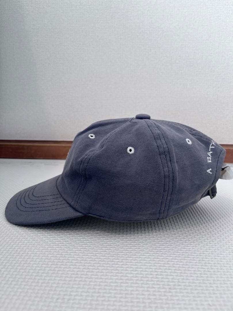 A BATHING APE 初期　Aの刺繍キャップ ネイビー