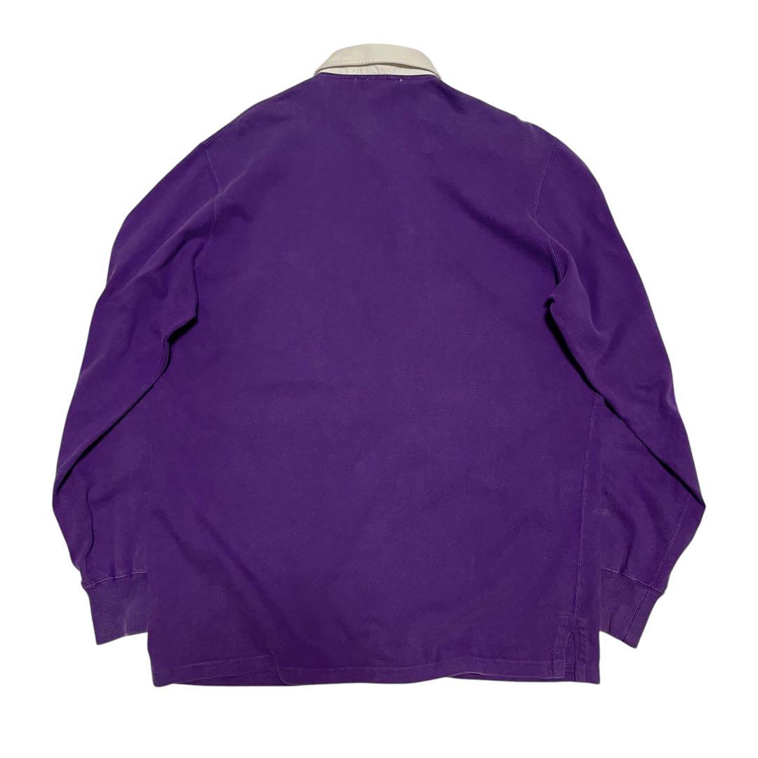 90's 初期 POLO SPORT ラガーシャツ ラルフローレン パープル