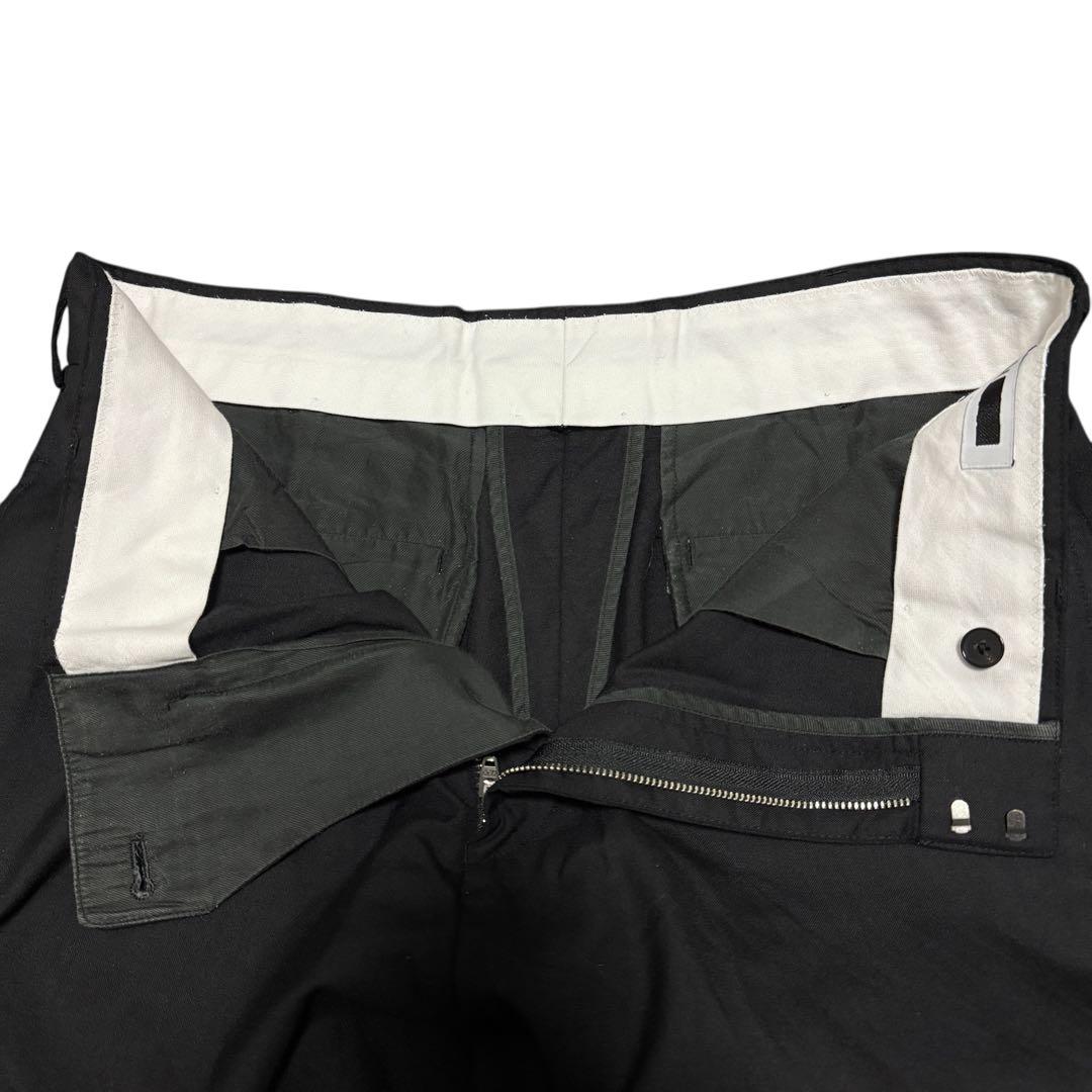 H BEAUTY&YOUTH ウールトロピカル クロスフレアパンツ ブラック L