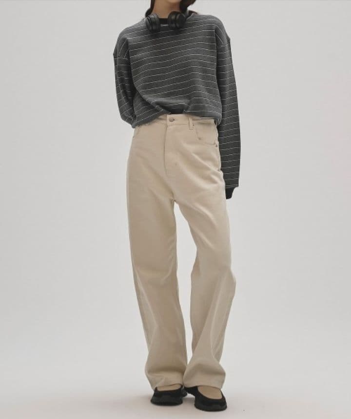 【未使用品】TODAYFUL Border Long T-shirts グレー