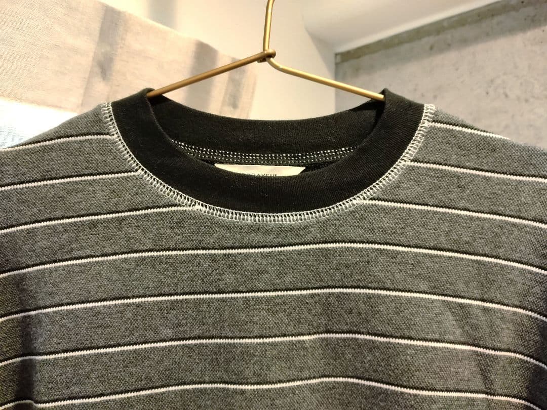 【未使用品】TODAYFUL Border Long T-shirts グレー