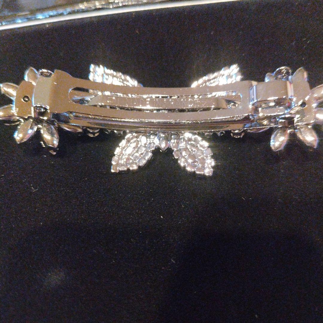 ⑬imac ビンテージオレンジ花モチーフヘアクリップ