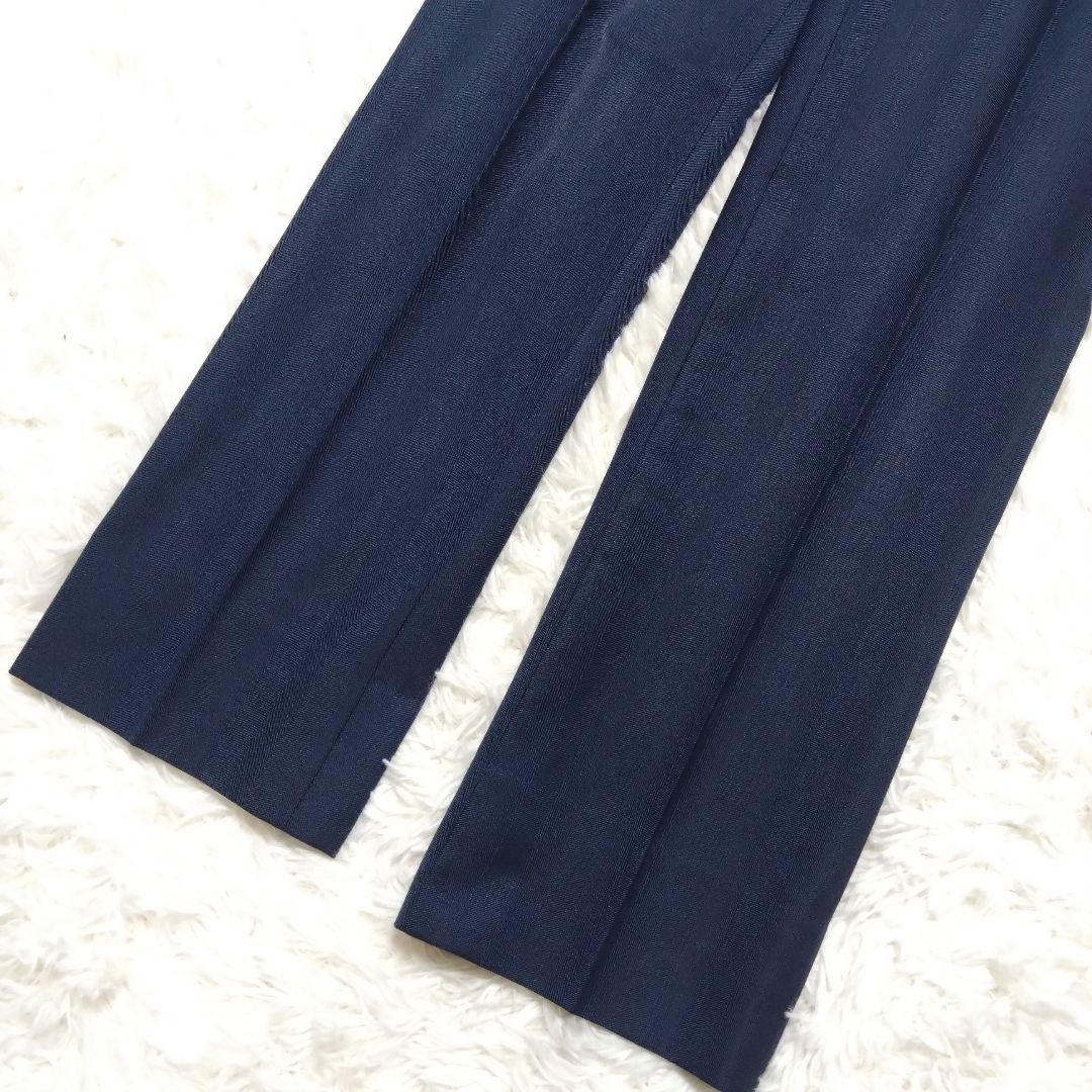 美品 スーツセレクト スリーピーススーツ セットアップ ネイビー L相当