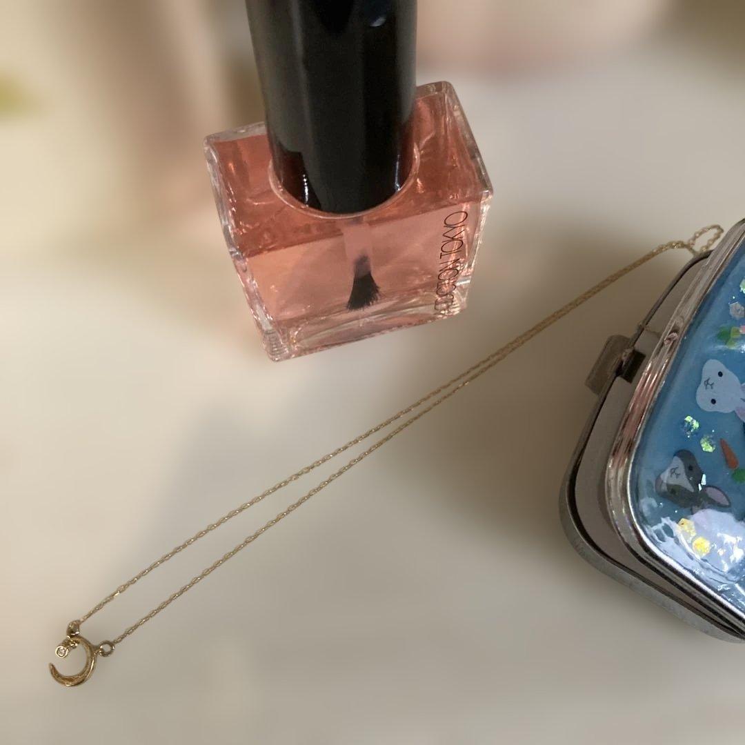 ゴールド 三日月モチーフ ネックレス最終価格